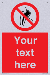 Custom prohibition No metallic implants